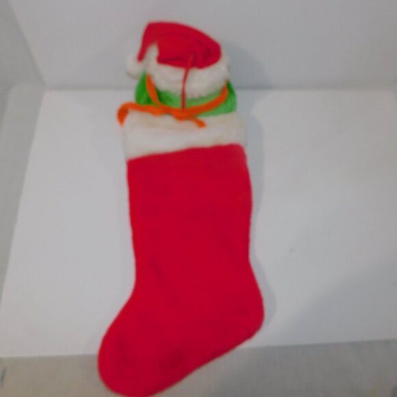 VTG 90s Teenage Mutant Ninja Turtles Plush Michelangelo Christmas Stocking *READ - Picture 6 of 10